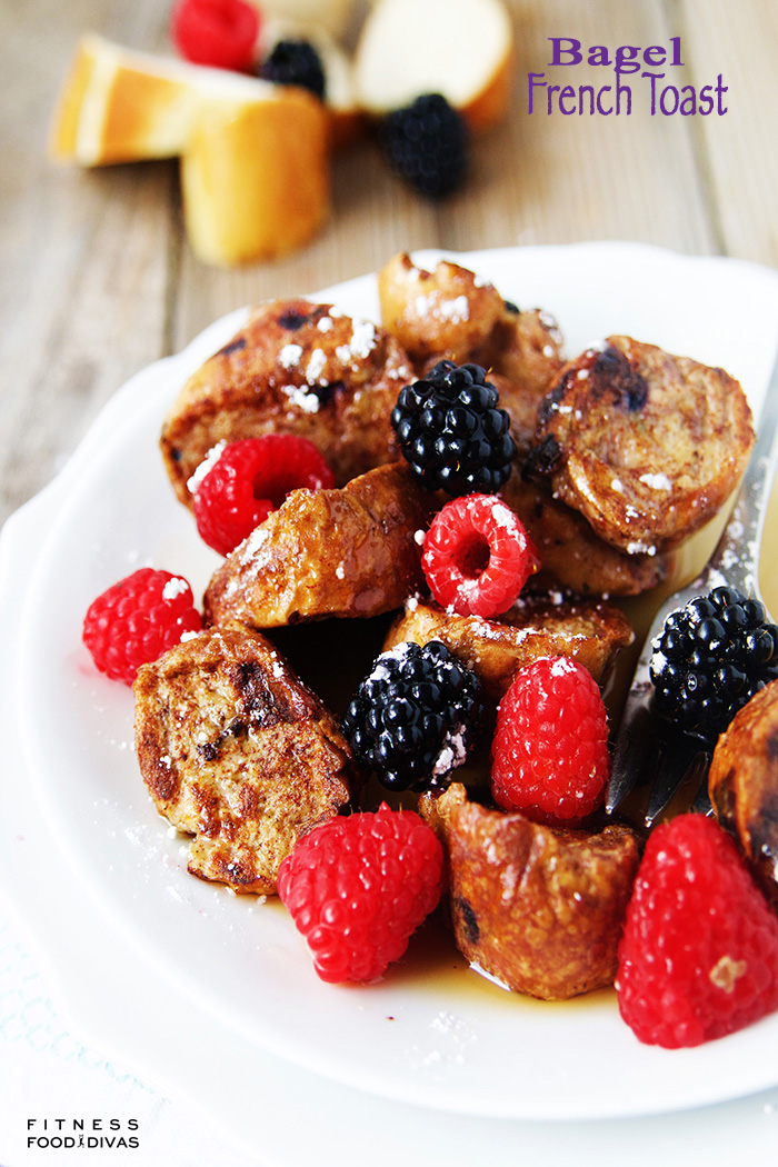 Bagel French Toast | Fitness Food Diva