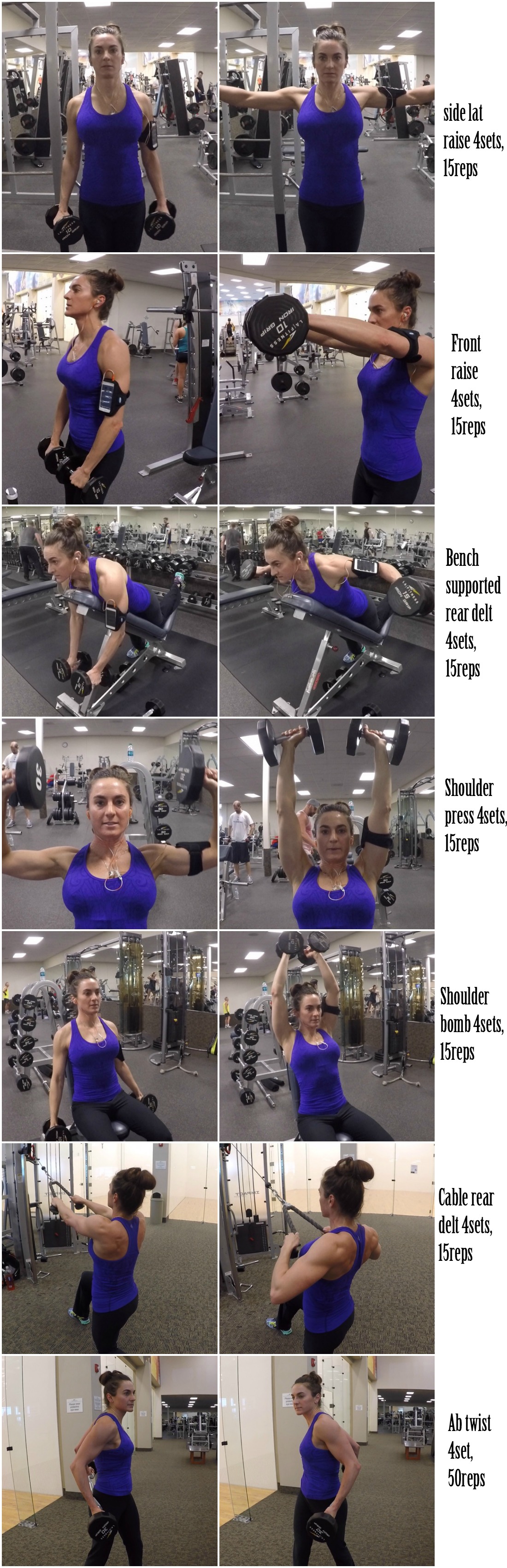 6 WEEKS SUMMERTIME SLIM DOWN DAY 5SHOULDERS Fitness