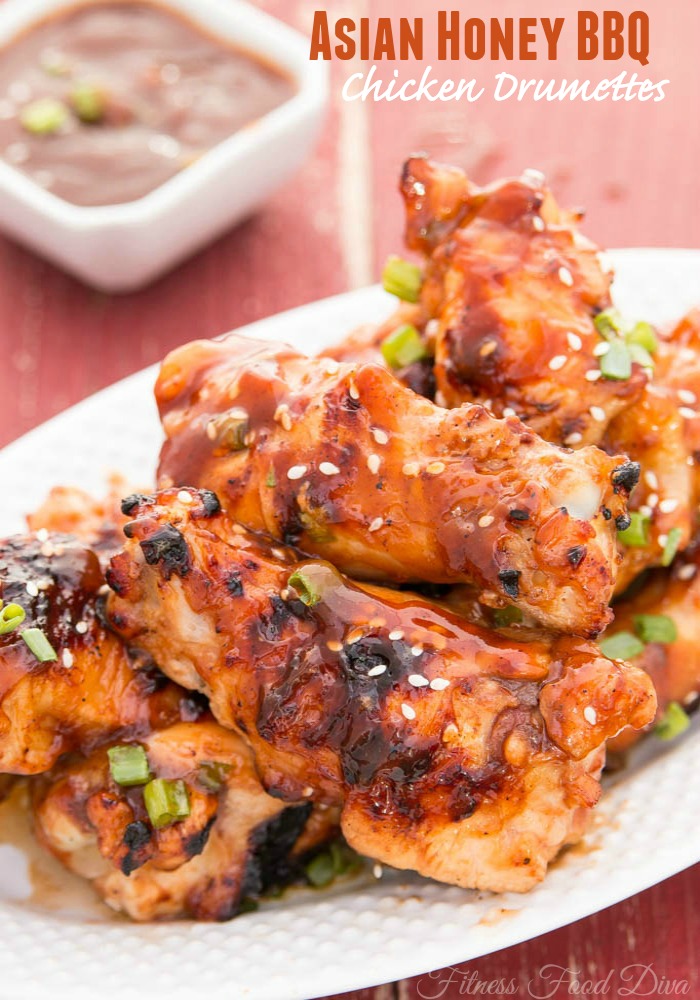 Asian Honey BBQ Chicken Drumettes Fitness Food Diva