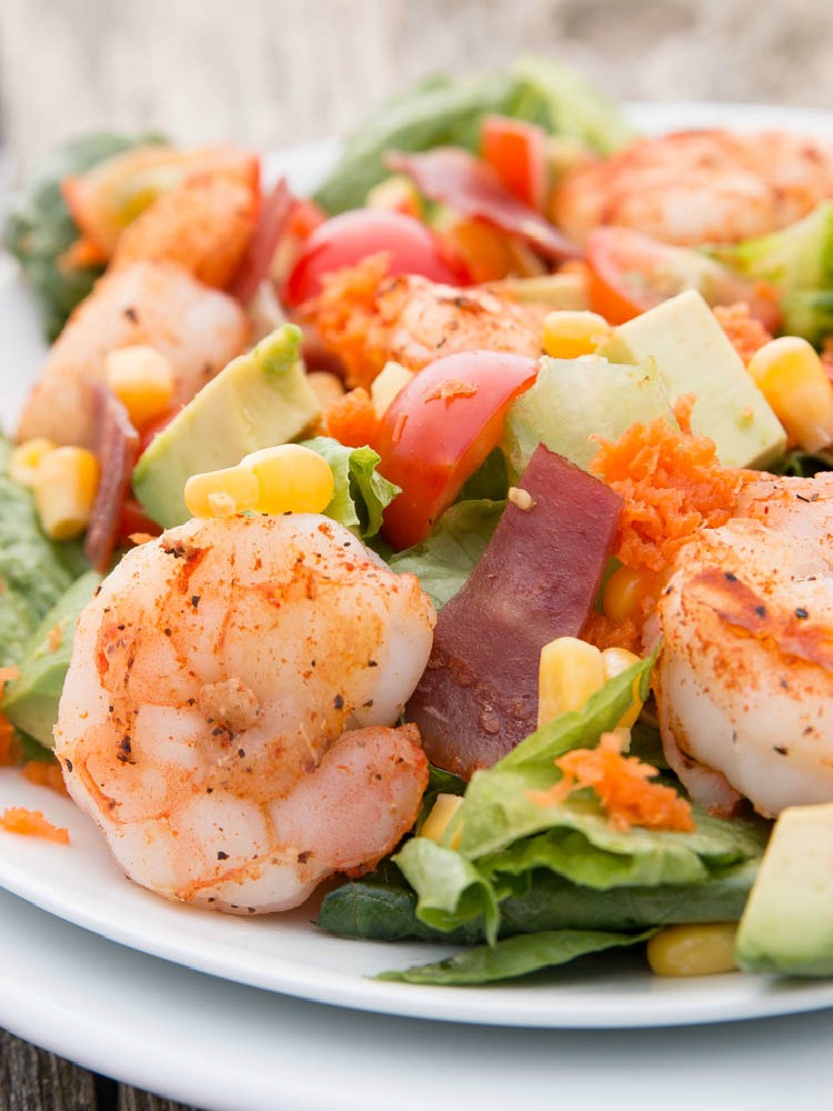 Shrimp Cobb Salad | Fitness Food Diva