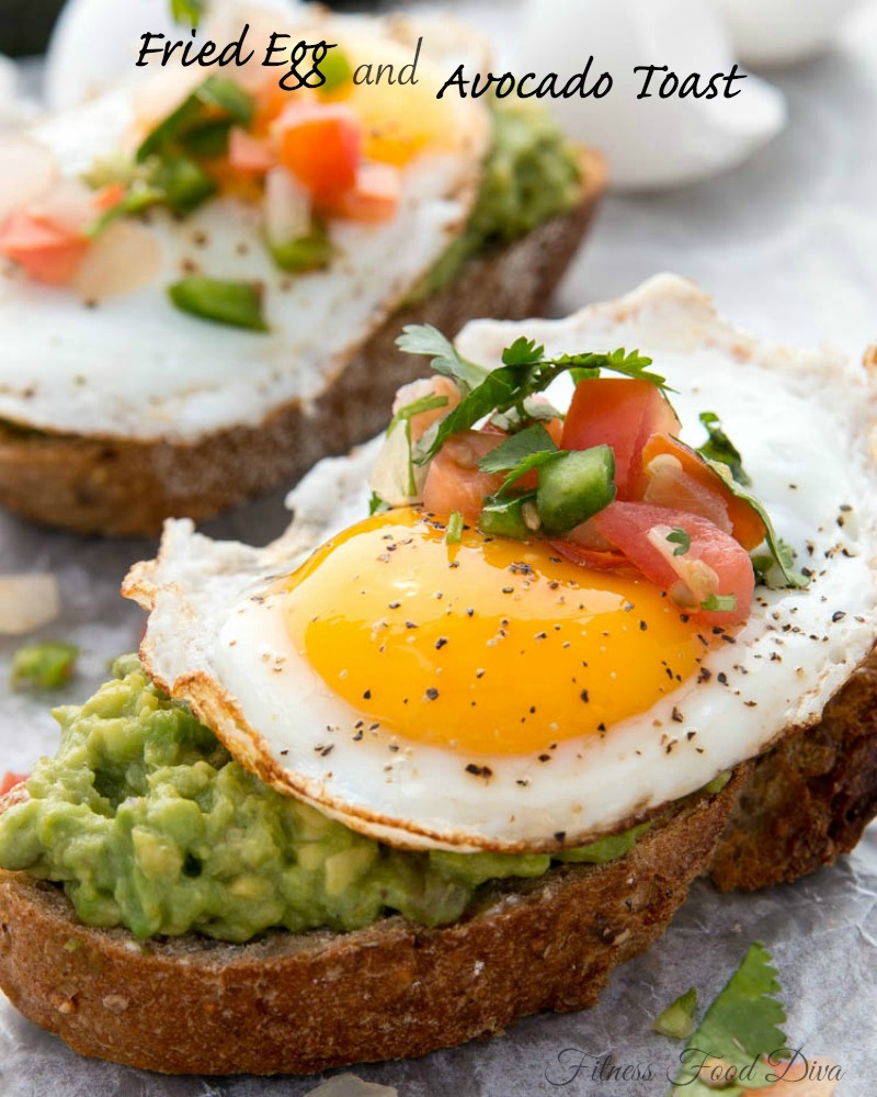 Fried Egg and Avocado Toast | Fitness Food Diva