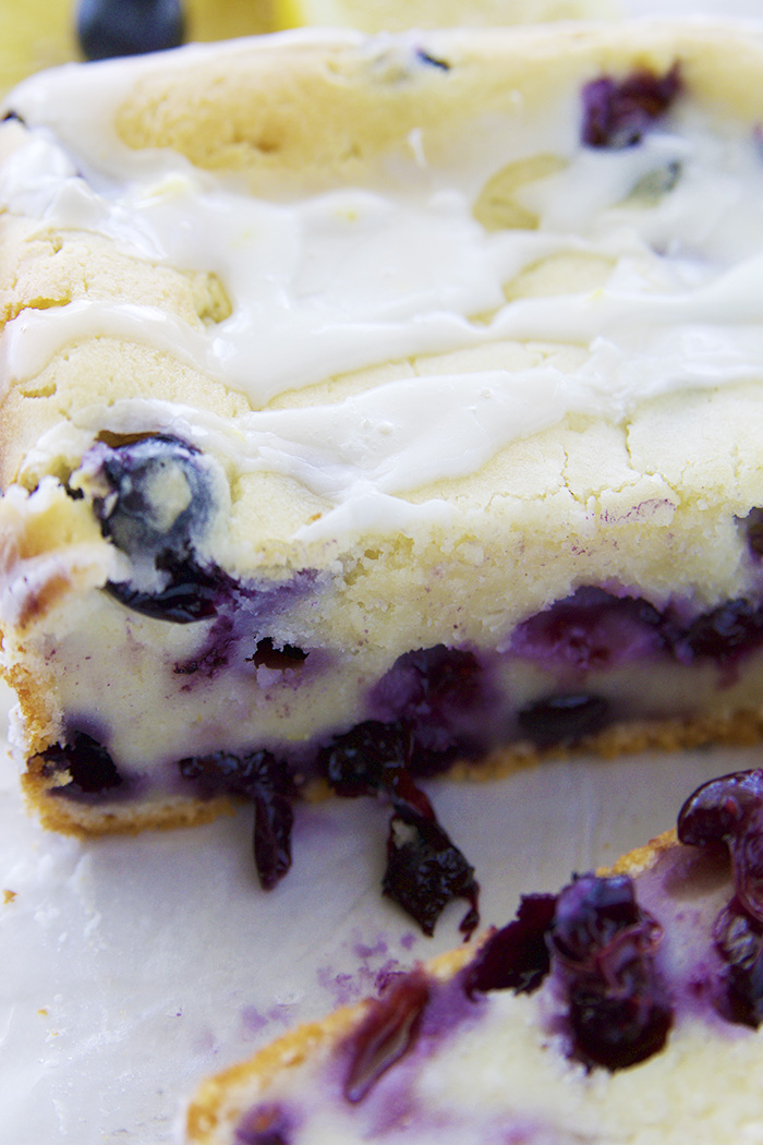 Lemon Blueberry Yogurt Bread | Fitness Food Diva