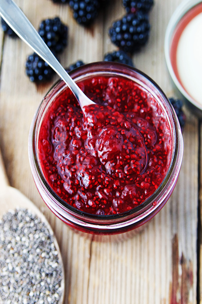 Blackberry Chia Jam | Fitness Food Diva