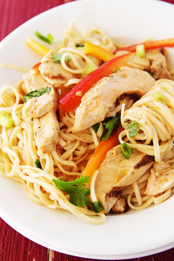 Sesame Chicken and Noodles | Fitness Food Diva