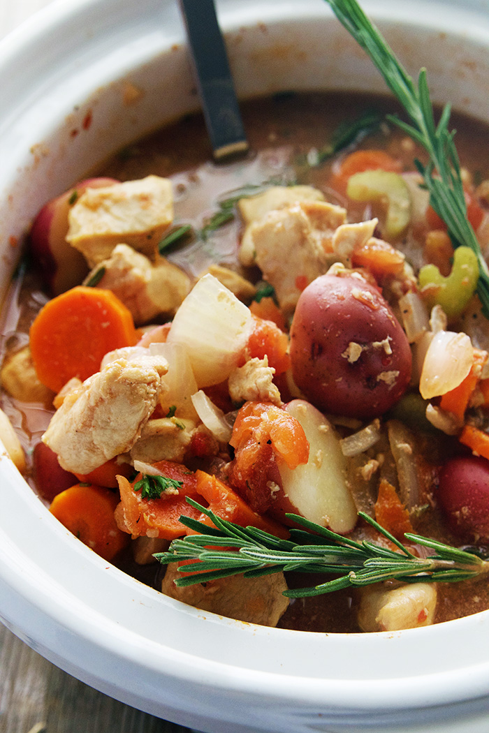 Slow Cooker Chicken Stew | Fitness Food Diva