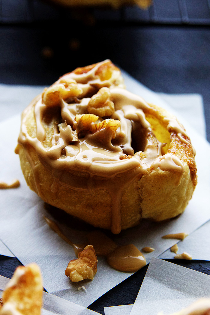 Cinnamon Rolls with Maple Icing | Fitness Food Diva