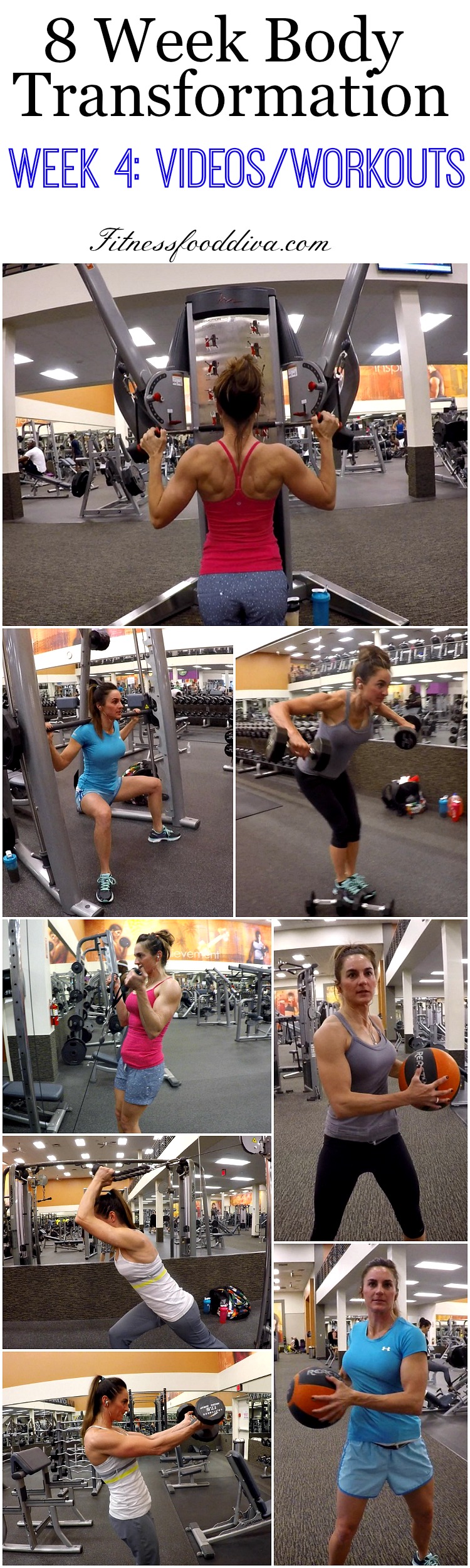 8 Week Body Transformation: Week 4 Videos/Workouts ...