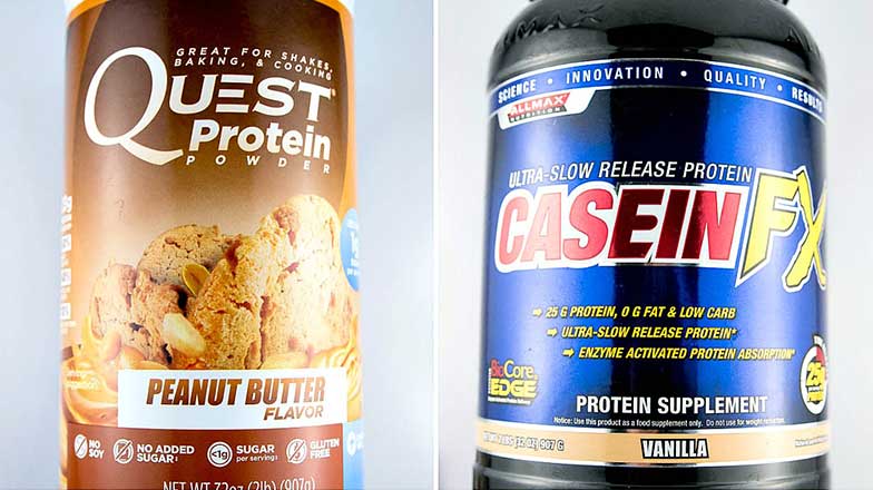 Fitness store products protein casein powder