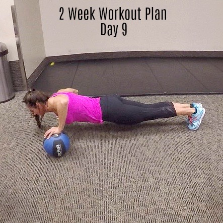 2 Week Workout Plan Day 9 Legs Chest Abs Fitness Food Diva